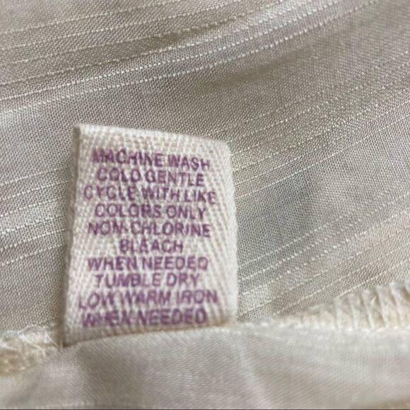 ALTAR’D STATE,Women’s Ivory,Crochet Lace,Long Sleeve,Small Top, asymmetrical hem - Picture 8 of 8